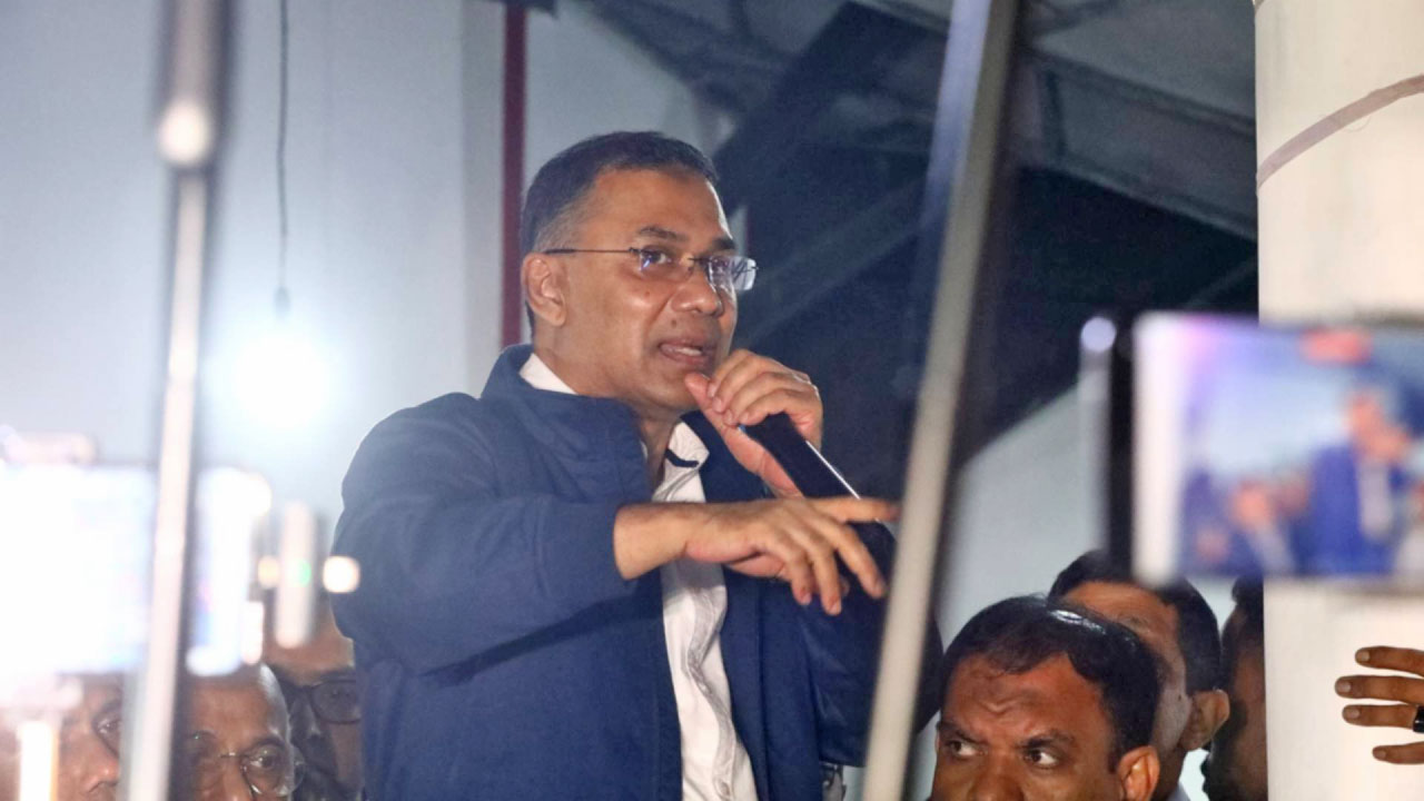 ধানের শীষে আনুষ্ঠানিক প্রচার শুরু করলেন তারেক রহমান