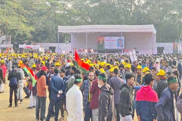 সিলেট আলিয়া মাঠে বিএনপির জনসভায় জনতার ঢল