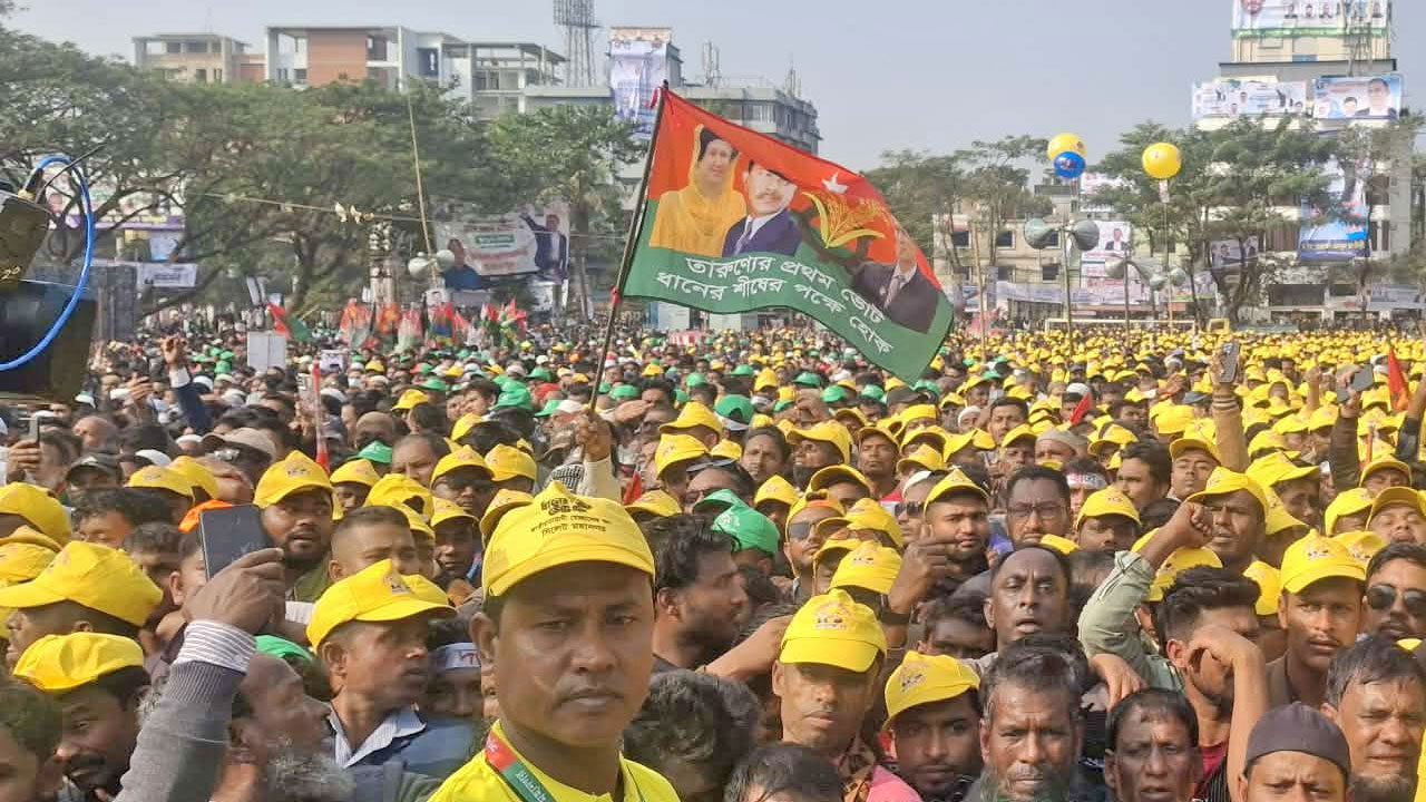সিলেটে বিএনপির প্রথম সমাবেশে জনতার ঢল