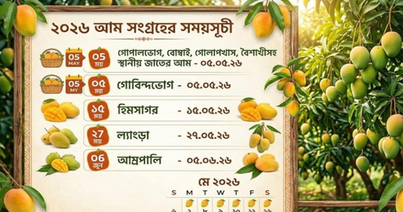 সাতক্ষীরার আম বাজারে আসছে ৫ মে